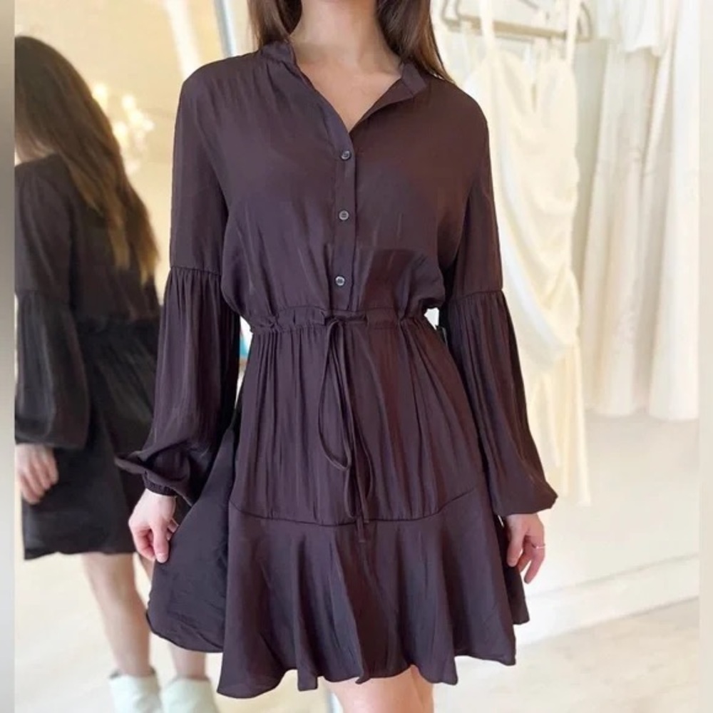 Lola & Sophie Peasant Shirt dress